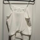 EXPRESS NWT  white crochet embroidered tank top Photo 1