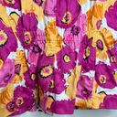 Joan Rivers Vintage  Vibrant Floral Blazer Jacket Women’s Size 12 Pink Yellow Photo 5