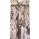 Linea Donatella Vintage Style Animal Print Sheer Mesh Nightgown Négligée Sleep Dress Medium Photo 0