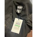 DKNY  Contrast-Sleeve Scuba Crepe Sheath Dress Black Size 8 New With Tags Photo 3