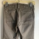 Ramy Brook  Eva Mid Rise Zip Pockets Ankle Length Skinny Sage Green Jeans 25 Photo 5