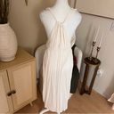 l*space L* Cream Kenzie Dress Cover up Open Sides Midi Size Large Photo 6