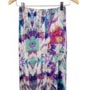 Urban Outfitters Abstract Colorful Geometric Printed Boho High Waisted Maxi Skirt Side Slit Photo 47