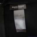 Bisou Bisou  black mesh sheer top peplum dress, women's size 4 Photo 16