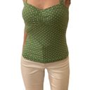 Energie  Green and white polka dot bra top NWT! Photo 3