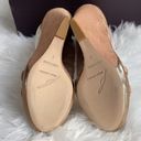 Brian Atwood  Pinkston Open Toe Platform Wedges Suede Sandals Tan Brown 7 37 Photo 15