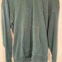 American Eagle  Ahh-Mazingly Soft Sweatshirt Green Jegging Fit Hoodie Photo 2