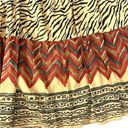 Ralph Lauren Vintage Lauren  Tiered Midi Maxi Skirt Large Western Bohemian Fall Photo 4