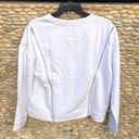 Lucky in Love  White ZIPS ARE SEALED Sweatshirt/Jacket. Size Small. NWT Photo 5