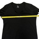 Felina  Black V Neck Cotton Short Sleeve Shirt XX-Large Photo 3