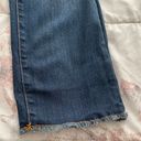 Torrid Denim Dark Wash Lightly Distressed Bootcut Raw Hem Jeans, size 12 Photo 6