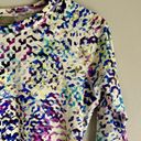 Athleta  Long Sleeve Fitted Printed Athletic Workout Shirt Size Small Photo 3