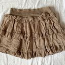 Ruffle Layered Mini Skirt Size L Photo 0