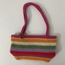 The Sak  Colorful Stripe Crochet Shoulder Bag Purse Photo 1