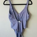 Lululemon  Waterside V-Neck Skimpy Fit One Piece in Lilac Smoke Photo 4