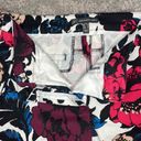 Adrianna Papell Adrianne Papell high rise ankle crop floral fitted pant Photo 4