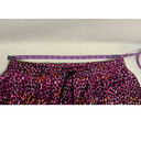 DKNY Women’s  Animal Print Pull-On Drawstring Pants Pink and Black Size XL Photo 5