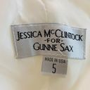 Jessica McClintock VINTAGE Gunne Sax  Dress Drop Waist Formal Prom Dress Sz 5 Photo 6