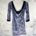 Urban Outfitters NWT  UO Kimchi Blue Ryder Velvet Lace Off the Shoulder Dress XL Photo 5