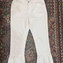 John Mark  White Bell Bottom Pants Photo 6