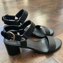 Marc New York Black Strappy Block Heel Sandal Photo 0