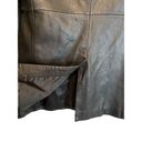 Anne Klein  Leather Coat Jacket Size Small Genuine Lamb Skin Button Down *READ* Photo 13