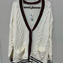 American Eagle NWT AE Oversized Cable Knit Button-Up Cardigan Size M Photo 4