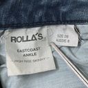 Rolla's  Eastcoast Medium Wash High Waisted Ankle Skinny Jeans Women’s Size 26 Photo 13