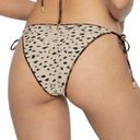 PilyQ NWT  Swim Revolve Wild Heart Reversible Tie Bikini Bottom Small Photo 0