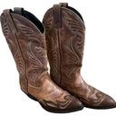 Laredo  Women's Brown Leather Western Cowboy Boots Pointed Toe Size 7 M Photo 3