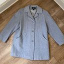 London Fog  Light Blue Wool Blend Winter Over Coat ~ Women’s Size 8 Photo 10