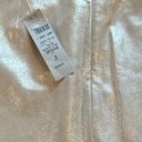 Cache  leather skirt 100% metallic ivory, cream leather skirt, size 8 NWT Photo 5