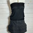 Romwe Women's Black Denim Mini Skirt Size Medium Photo 2