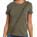 n:philanthropy  Sol distressed t-shirt with ruffle border size XS Photo 0