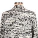 Andrew Marc Marc New York  Confetti Cardigan Black White Button Women’s Medium M Photo 3