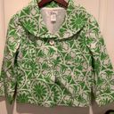 Lilly Pulitzer Green And White Blazer Photo 0