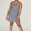 Girlfriend Collective  Naomi Gravel Grey Heather Athleisure Dress Size Large Photo 0