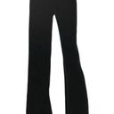 ZARA  Black Velvet Flare Trouser Pants size Small NWT Photo 2