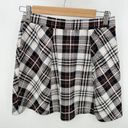 Full Tilt  Black White Plaid Mini Skirt Elastic Stretch Waist Women Size Small Photo 1