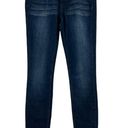 Bebe  (24) (26x32) Regular Icon Crystal Knockout Skinny Jeans Myth Blue Low Rise Photo 0