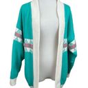 Retro 80’s Look Oversized Reversible Heavy Weight Open Cardigan M/L Size L Photo 1