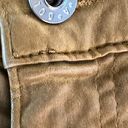 AG Adriano Goldschmied AG The Quinne Coated Hi Waist Cropp Flare Jeans Mustard Gold Size 31 Photo 4