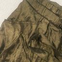 BCBGMAXAZRIA Gold & Black Dressy Sabina Shorts Women’s Size 4 Pockets Dry Clean Photo 2