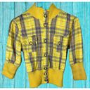 Forever 21 Forever Twentyone Yellow Button Jacket Blazer Photo 0