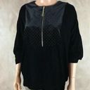 T Tahari Tahari Studded Velvet Top NWT SMALL Photo 5