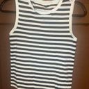 Gap  // Navy + Cream Striped Tank // Size S Photo 0