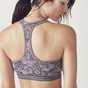 Fabletics  Brynn Seamless Sports Bra WOMENS Small Pink/Grey Photo 2