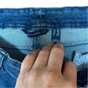 Isaac Mizrahi  Live Reg True Denim Straight Leg Jeans w/ Inset Size 14P Photo 1