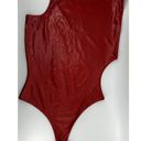 Coucoo Jani Bodysuit One Shoulder Asymmetric Thong Shaping Goji Granita XLarge Red Size XL Photo 7