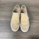 Candie's Candie’s Pom Pom Platform Slip On Sneakers Tan Size 10 Photo 1